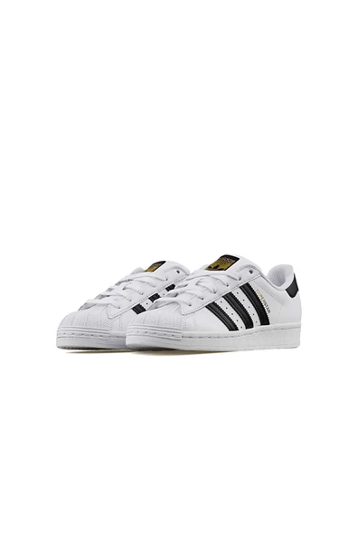 Süperstar J Foundation Fu7712 Sneaker Unisex Spor Ayakkabı Beyaz-siyah - 8