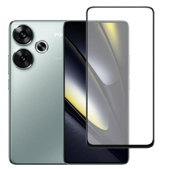 Smody Xiaomi Poco F6 Ekran Koruyucu Kırılmayan 5D Tam Ekran Seramik Nano - Resim 3