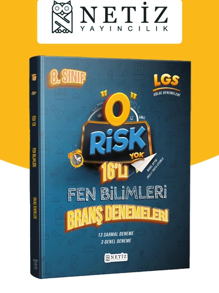 Netiz Risk Yok 16' Lı Fen Bilimleri Branş Denemesi