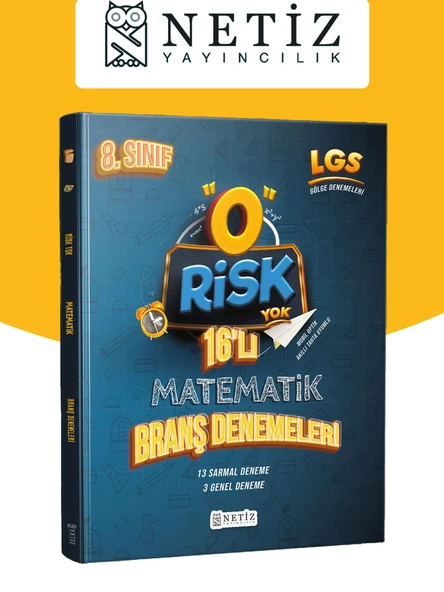 Netiz Risk Yok 16' Lı Matematik Branş Denemesi