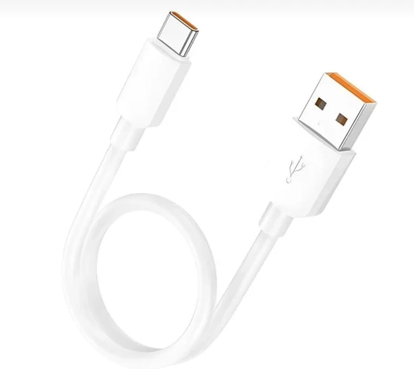 30 cm 27W Hızlı Type c Şarj Kablosu Usb to Type-c Dönüştürücü Pd Hızlı Şarj Data Kablo, Powerbank ve Araç İçi Şarj Kablosu Huawei Samsung Uyumlu