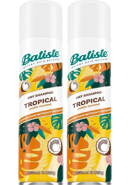 Batiste Tropical Kuru Şampuan 2 x 200 ML