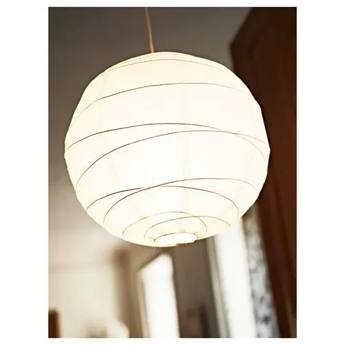 SUMUHOME REGOLİT SARKIT LAMBA ABAJUR BAŞLIĞI BEYAZ 45 CM - 2