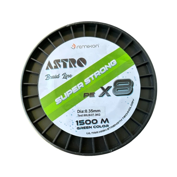 Remixon Astro 8B Green 1500m İp Misina Kalınlık (mm) : 0,40mm - Resim 2