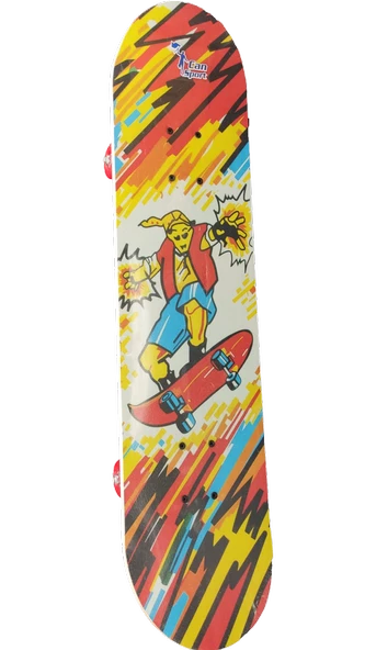 Can Sport Büyük Boy Kaykay Kaykaycı Baskılı BSK-3108 - 2