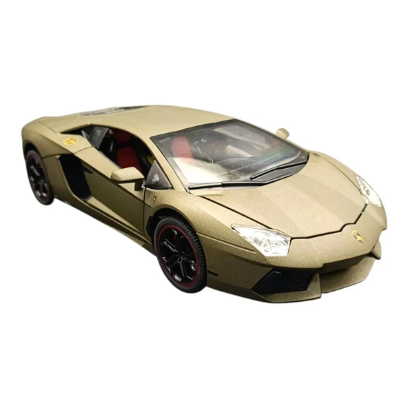 Farbu Metal Model Araba Lamborghini 5515,1:18 Ölçekli Kapılar Bagaj Kaput Açılır Sesli Işıklı Lamborghini - 3