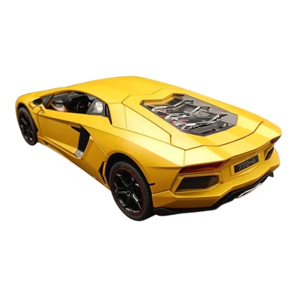 Farbu Metal Model Araba Lamborghini 5515,1:18 Ölçekli Kapılar Bagaj Kaput Açılır Sesli Işıklı Lamborghini - 9