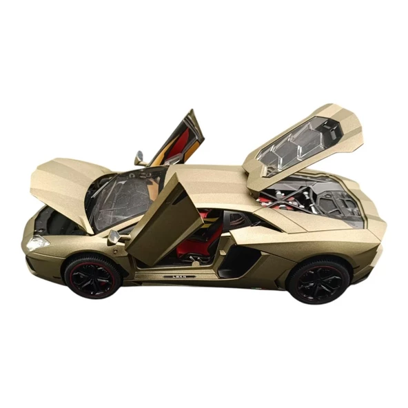 Farbu Metal Model Araba Lamborghini 5515,1:18 Ölçekli Kapılar Bagaj Kaput Açılır Sesli Işıklı Lamborghini - 6