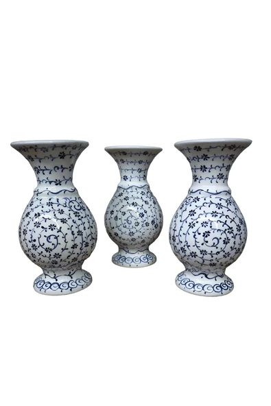 Haliç Vazo 15 Cm Dekor No: Vıp 01 ( 3 Adet )
