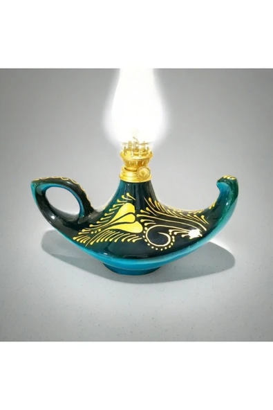 Alladdin Gaz Lambası Altın Yaldızlı Renk - 4
