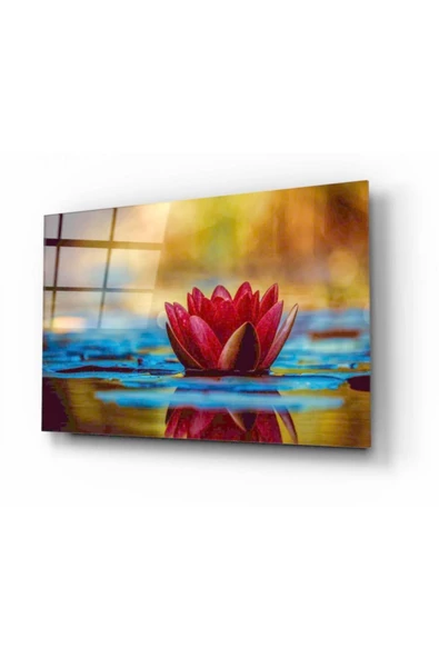 Çiçek Dekoratif ve Modern Cam Tablo ürün görseli