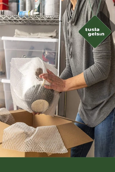 A Kalite Balonlu Eşya Koruma Naylon Patpat 100cmx 50 M Pat Pat - Ambalaj Pıtpıt 50m2 40 Gr - 3