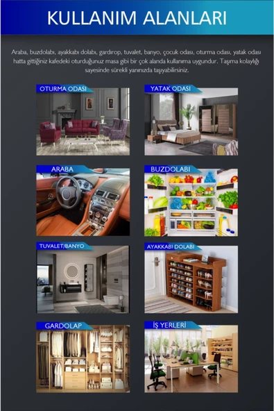 Ozon Makinası 4 Fonksiyonlu & Uvc Özelikli Ozon ve Hava Temizleme Cihazı - 7