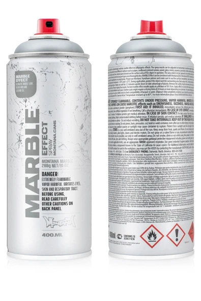 : Marble Effect Sprey Boya : 400 Ml : Silver Em Sılver