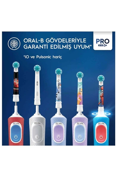 Oral-B Pro Kids Frozen Şarjlı Diş Fırçası Yedek Başlığı 2 Adet - 3