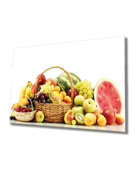 Meyveler Dekoratif ve Modern Cam Tablo Fruits ürün görseli