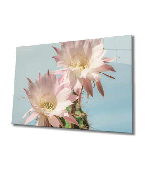 Çiçek Dekoratif ve Modern Cam Tablo