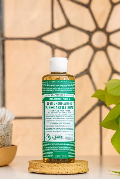 Dr.Bronner's Çok Amaçlı Sıvı Sabun Badem Kokulu 237ML - 2