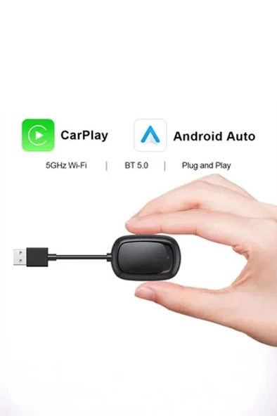 TORİMA X8 Mini Kablosuz Carplay Usb ve Type-c Uyumlu Araç Multimedya Dönüştürücü Adaptörü - 5