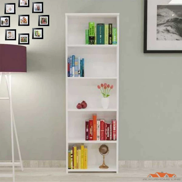 MODİLAYN MISRA 5 Raflı Kitaplık, Kütüphane - 3