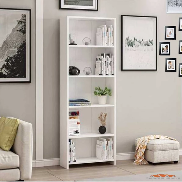 MODİLAYN MISRA 5 Raflı Kitaplık, Kütüphane