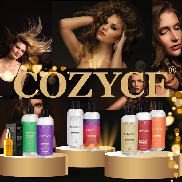 COZYCE ÇAM TEREBENTİN ŞAMPUAN 500ML+COZYCE SAÇ SERUMU 30ML+COZYCE KERATİN 500ML - 2