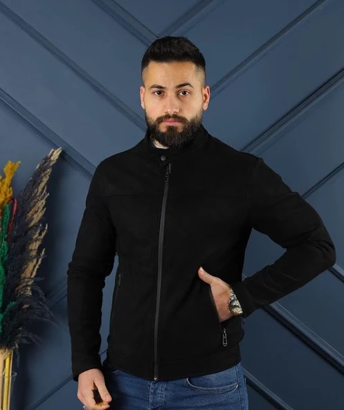 Rayyen Fashion Baharlık Süet Ceket