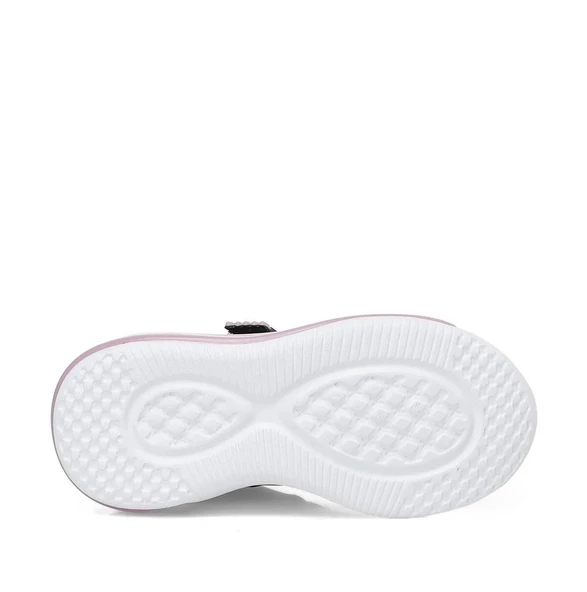 Kinetix Stach Pu Siyah-Pembe Işıklı Cırtlı Kız Çocuk Spor Ayakkabı - 7
