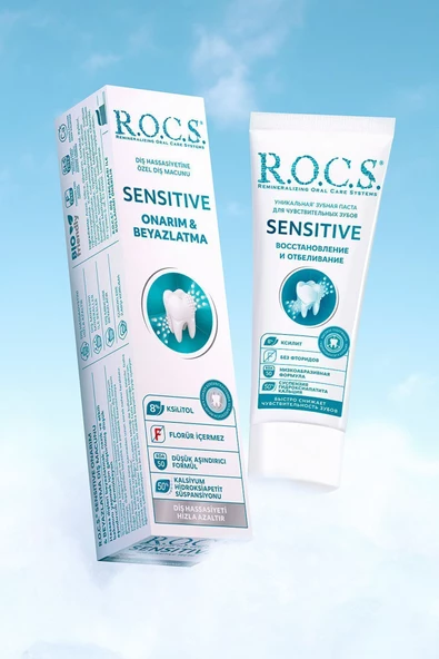 Rocs Sensitive Repair Whitening Beyazlatıcı Diş Macunu 75 ml