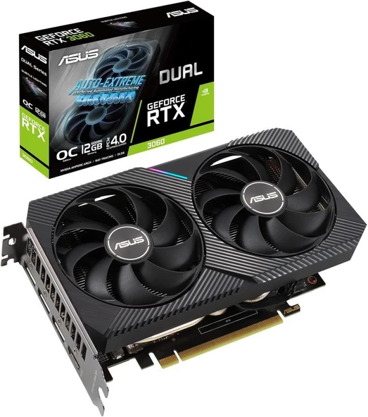 Asus RTX 3060 DUAL-RTX3060-O12G-V2 192 Bit GDDR6 12 GB Ekran Kartı