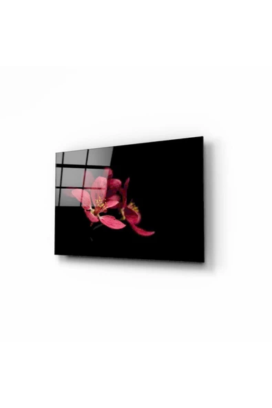 Çiçek Dekoratif ve Modern Cam Tablo ürün görseli