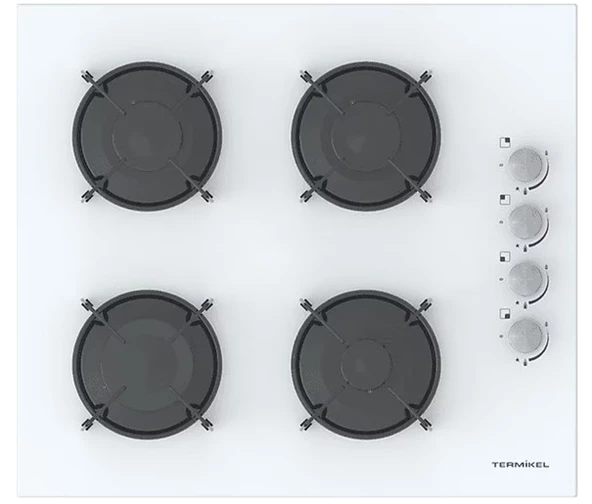 Termikel BH P6144C W Beyaz Ankastre Ocak