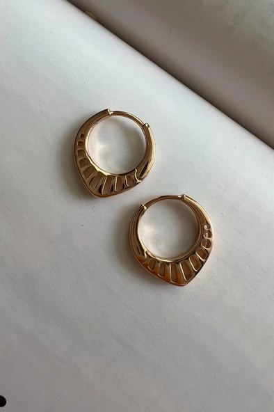 SEZAR ( ALTIN KAPLAMA KÜPE ) ürün görseli 1