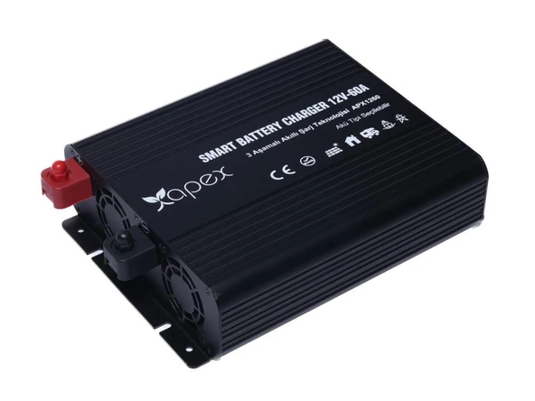 Apex APX1260 Akü Şarj Cihazı 12v 60Ah