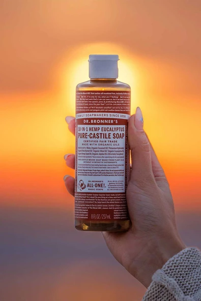 Dr.Bronner's Çok Amaçlı Sıvı Sabun Okaliptüs Kokulu 237ML - 3