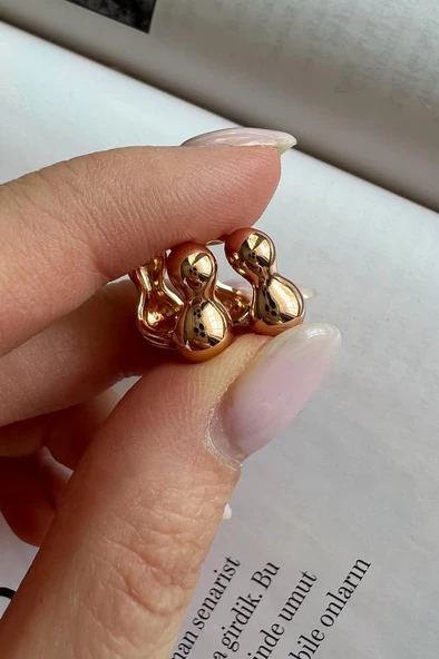 BONY ( ALTIN KAPLAMA KÜPE ) - 2