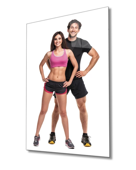 Spor Fıtnes Dekoratif ve Modern Cam Tablo   Sports Fitness