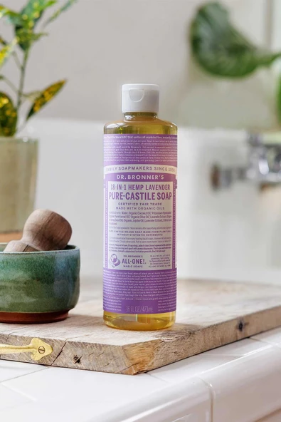Dr.Bronner's Çok Amaçlı Sıvı Sabun Lavanta Kokulu 473ML - 2