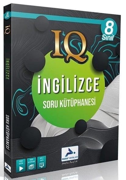 8. Sınıf İngilizce IQ Soru Kütüphanesi Paraf Yayınları