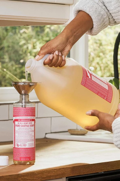 Dr.Bronner's Çok Amaçlı Sıvı Sabun Gül Kokulu 473ML - 3