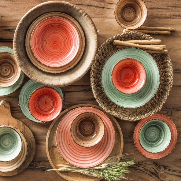 GÜRAL PORSELEN Avanos 21 Cm Bone Düz Tabak - Resim 2