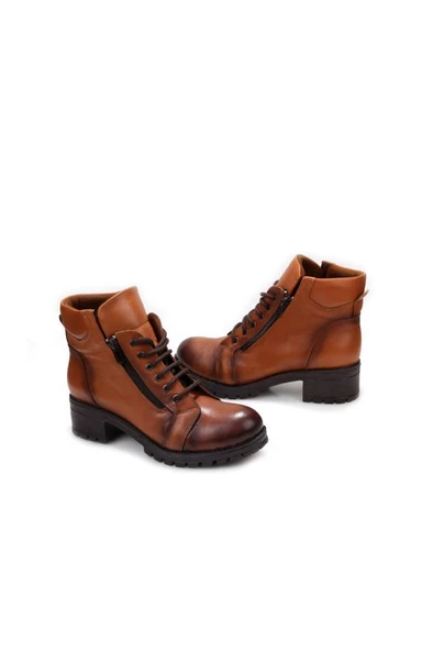 Scavia 03061 Orto Pedik Kadın Günlük Termal Deri Bot - Resim 11