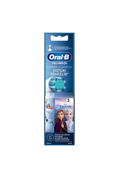 Oral-B Pro Kids Frozen Şarjlı Diş Fırçası Yedek Başlığı 2 Li - 3