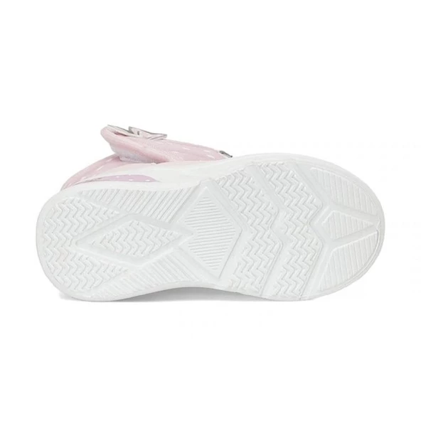 Mınnıe Mouse Salta Pembe Cırtlı Kürklü Kız Çocuk Kar Botu - 7