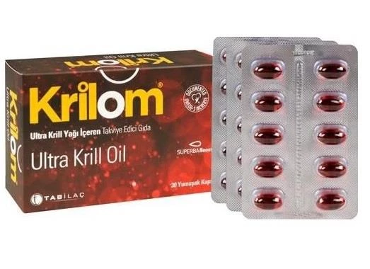 Krilom Ultra Krill Oil 30 Yumuşak Kapsül-SKT:11/2027