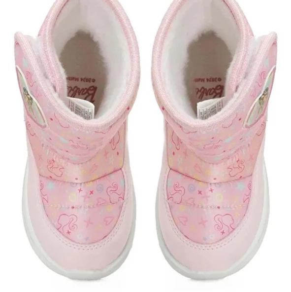 Barbıe Larez Pembe Renk İçi Tüylü Kız Çocuk Kar Botu - 6