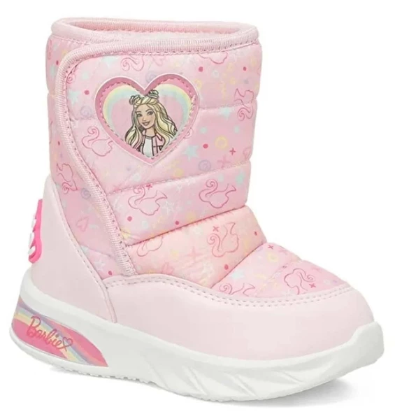 Barbıe Larez Pembe Renk İçi Tüylü Kız Çocuk Kar Botu - 2
