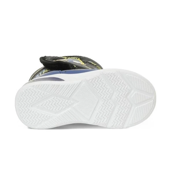 Batman Mavıla Lacivert-Siyah Cırtlı Kürklü Erkek Çocuk Kar Botu - Resim 7