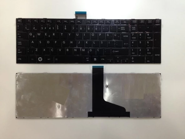 Toshiba Satellite L870-140, L870-143 uyumlu Notebook Klavyesi (Siyah TR) - 2