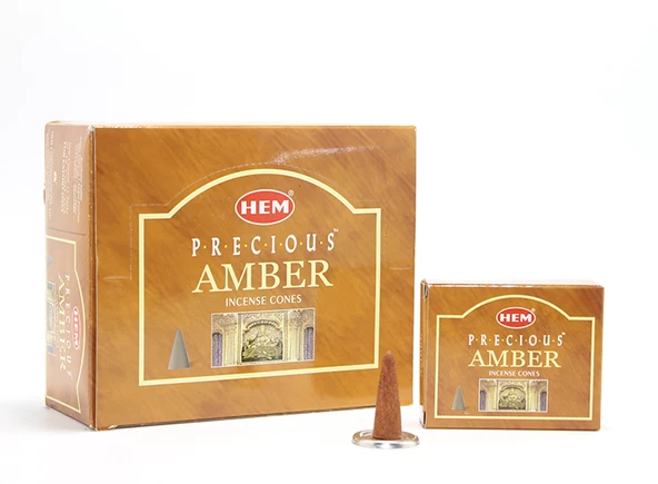 Precious Amber Aromalı Konik Tütsü